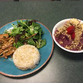 Garlic-Chile Ahi Plate