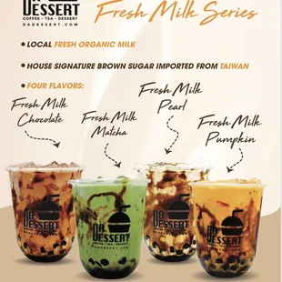 Fresh Milk Brown Sugar Series