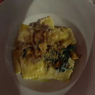 Ricotta ravioli