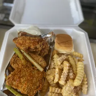 Southern Fried Chicken and Seasoned Fries