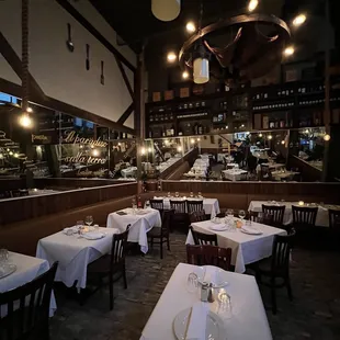 the interior of a restaurant