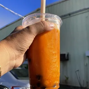 Thai Tea bubble tea