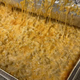 Cheesy homemade Mac and cheese