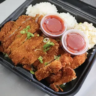 a meal in a plastic container