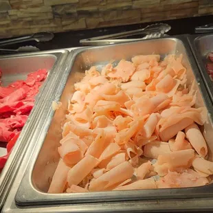 interior, sushi and sashimi