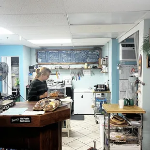  woman preparing food in a kitchen