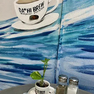  cup of coffee on a table