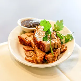 Crispy roast pork IG: michellelieats