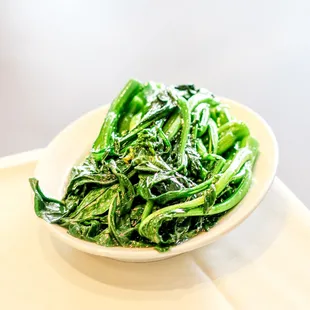Boiled yu choy IG: michellelieats