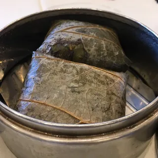 10. Steamed Sticky Rice Wrapped in Lotus Leaves