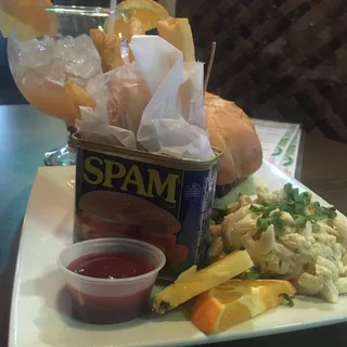 King Kamehameha Burger Plate