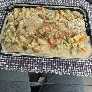 Rasta Pasta with Shrimp