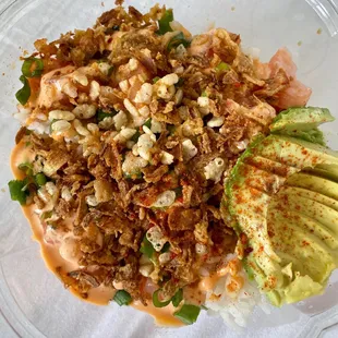 Diablo bowl with salmon
