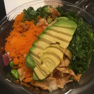 Build your own bowl with ahi tuna and yummy toppings