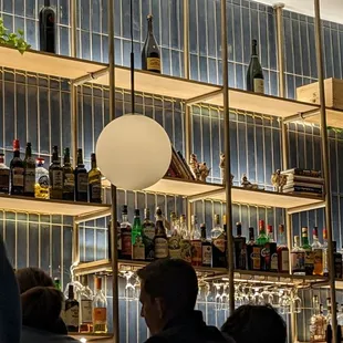 people sitting at a bar