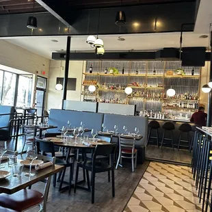 The Interior of da LaPosta in Newton MA. The Margherita Voted The Best Pizza in Boston @ 2023 Boston Pizza Festival by Pizza Fans