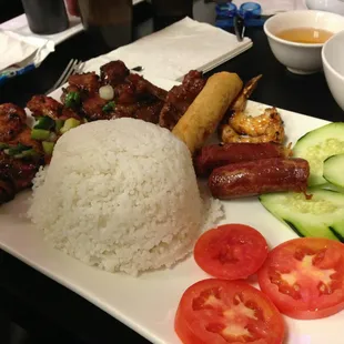Rice combos special or Com Tam!