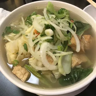 Vegetable Noodle Soup- Pho Rau