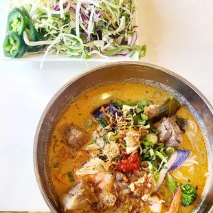 Thai noodle soup