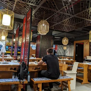 Layout of the restaurant