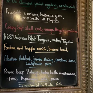 Late April 2023 Menu Specials