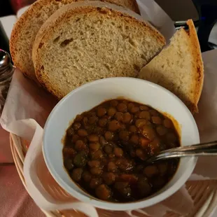 Completely Bread with Lentils