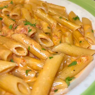 Penne with vodka sauce