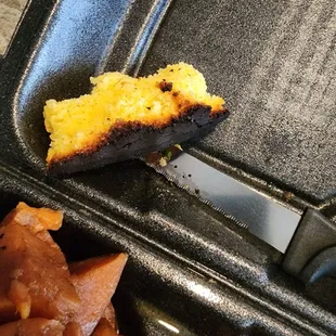 Burnt cornbread