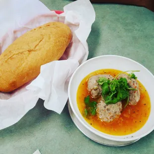 Banh mi xiu mai $3.75