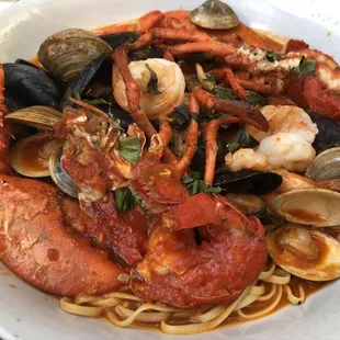 Seafood pasta