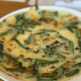 Complimentary appetizer, veggie pancake