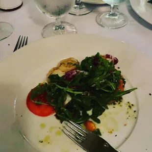 Scallop appetizer