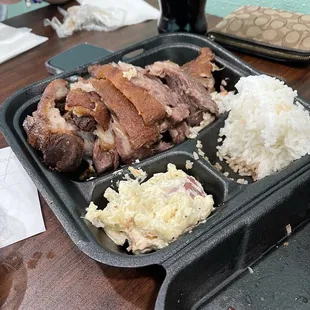 Crispy pata portion was generous for its price.  Meat is tender and skin was popping crispy