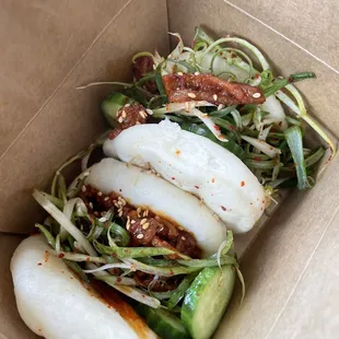 Spicy pork bao