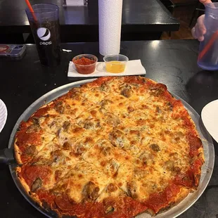 pizza, food