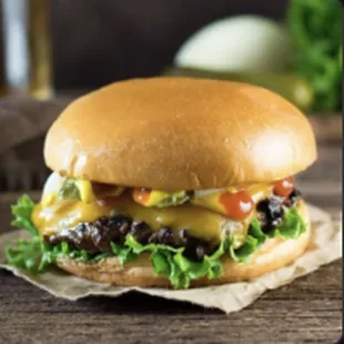 a cheeseburger