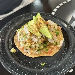 Tostado ceviche