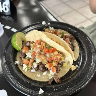 Steak tacos