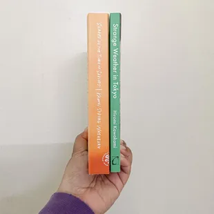 Two staff-recommended books I purchased