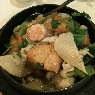 Combination clay pot with gravy no soup