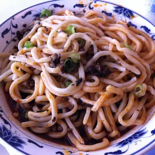 Tan Tan Noodles (so hot, but so good)