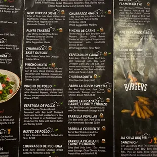 soups and chowder, menu