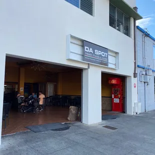 From the outside