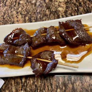 Teriyaki Beef Skewers