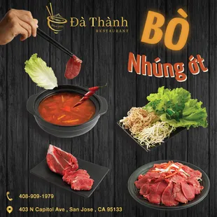 Bò nhúng ớt - special spicy soup