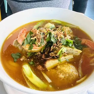 Crab Udon Noodle Soup