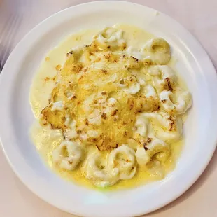 Tortellini Gratinata was too cheesy for my taste but good overall