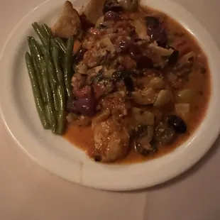 Sea bass italian style. Delicious!