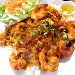 31. Kahuku Style Stir Fried Garlic Shrimp