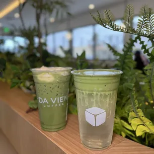 Banana Matcha Latte